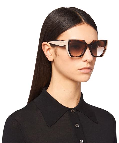 cream prada glasses|Prada women glasses.